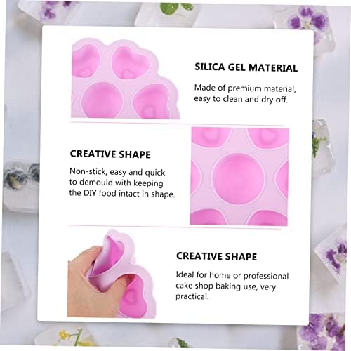 DOITOOL Purple Silicone Ice Cube Maker Set