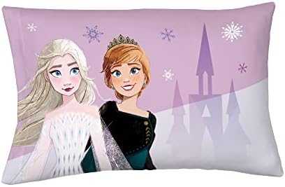 Frozen Elsa Anna Reversible Satin Pillowcase 20x30