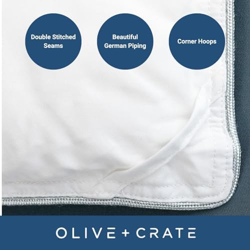 Olive Crate Bamboo Viscose King Comforter - Lightweight Breathable