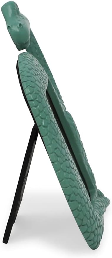 Isaac Jacobs Resin Dinosaur Picture Frame Brontosaurus Green