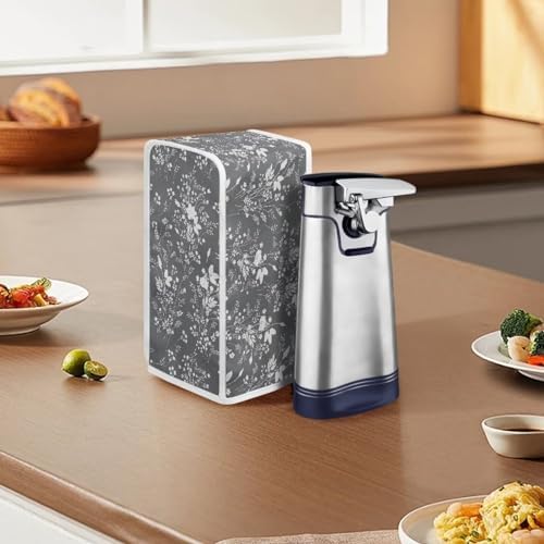 Sketch Flower Dust Covers for Can Opener Universal Size