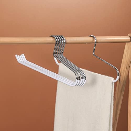12 Pack Blanket Hangers Heavy Duty Black Vinyl Coated Nonslip