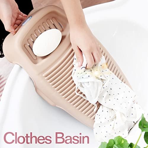 DCFV Non Slip Handheld Washboard Portable for Kids and Adults