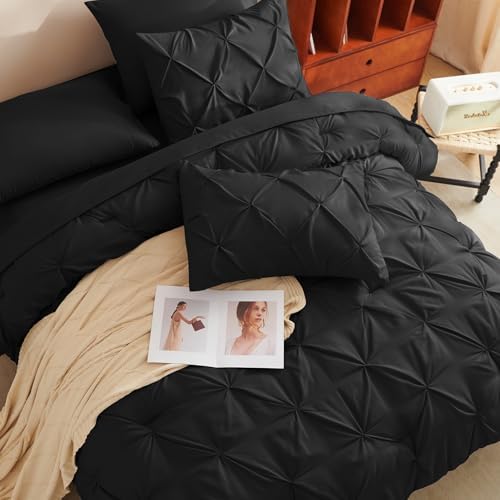 CozyLux Queen Comforter Set 7 Piece Bed in a Bag