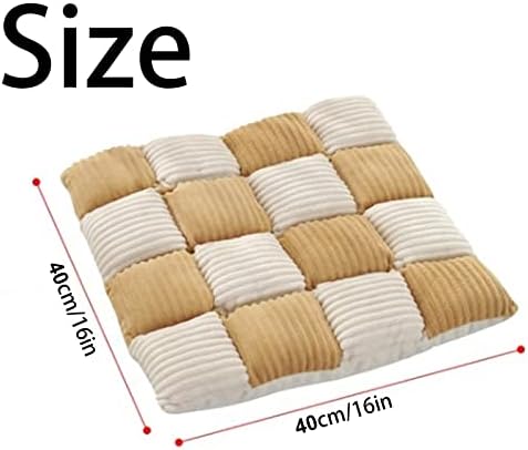 Non Slip Chair Pads with Ties 40cm Set of 2