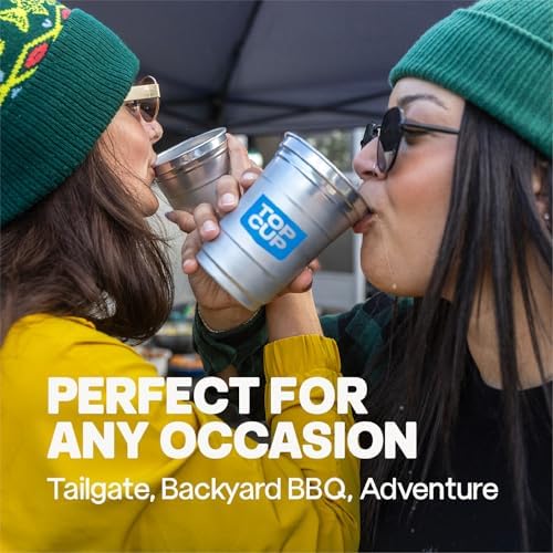 Top Cup by Ball 12 Ounce Reusable Aluminum Cups 50 Count