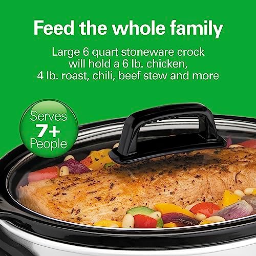 Hamilton Beach Smooth Touch Can Opener 6-Quart Slow Cooker
