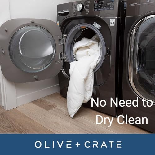 Olive Crate Bamboo Viscose King Comforter - Lightweight Breathable