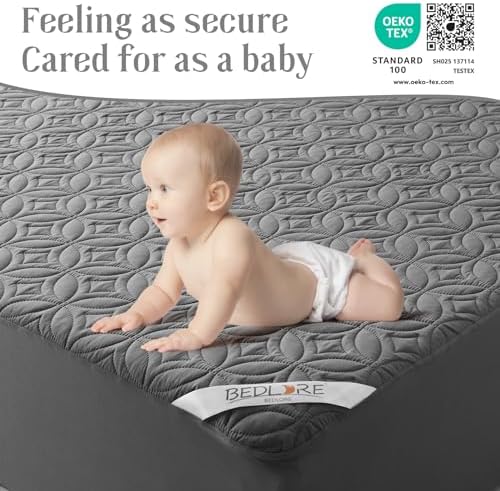 BEDLORE Waterproof Mattress Protector Queen Size