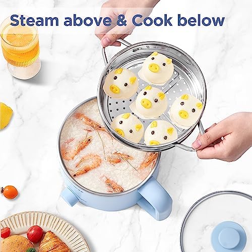 Topwit Multi-Use Electric Hot Pot with Steamer