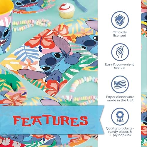 Unique Stitch Plates and Napkins for 16