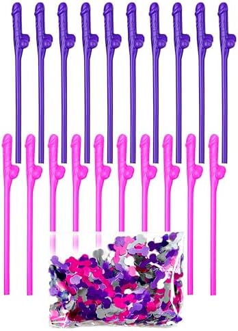 Bachelorette Party Straws 10pcs Funny Drinking Straws