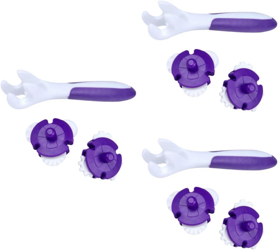 9 Pcs Reusable Dessert Making Tool Set Purple