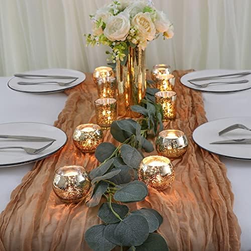 24pcs Assorted Gold Votive Candle Holders