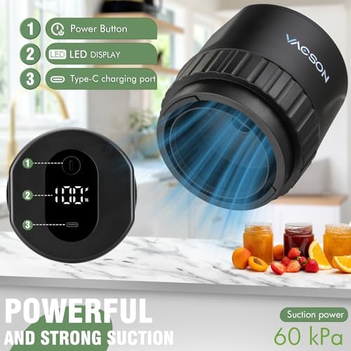 Vacson Automatic Mason Jar Vacuum Sealer Kit
