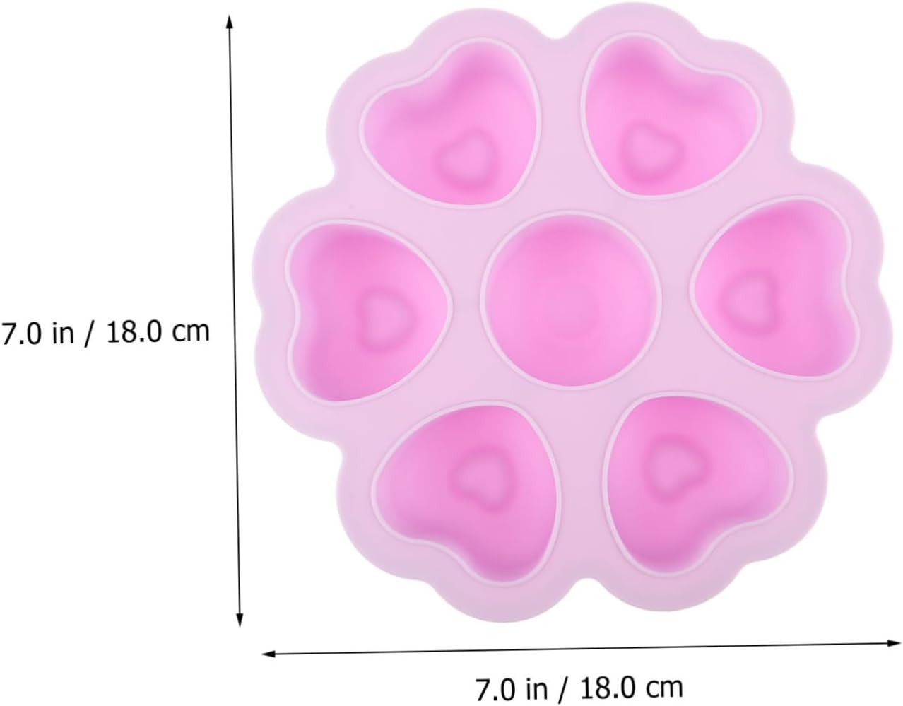 DOITOOL Purple Silicone Ice Cube Maker Set
