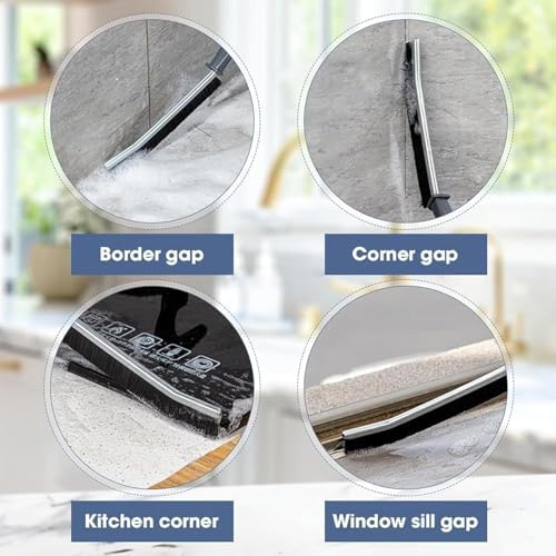 Crevice Cleaning Brush 3 Pack for Kitchen Bathroom Tiles Window Tracks