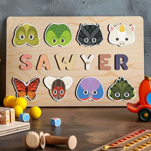 Personalized Wooden Name Puzzles For Toddlers