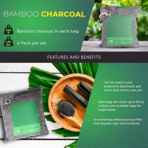 Bamboo Charcoal Bags for Odor and Moisture Control