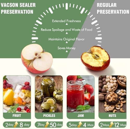 Vacson Automatic Mason Jar Vacuum Sealer Kit