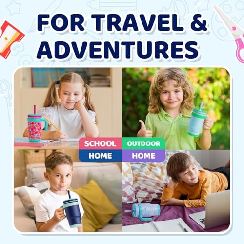 Tronco 14 Oz Kids Insulated Tumbler with Handle 1