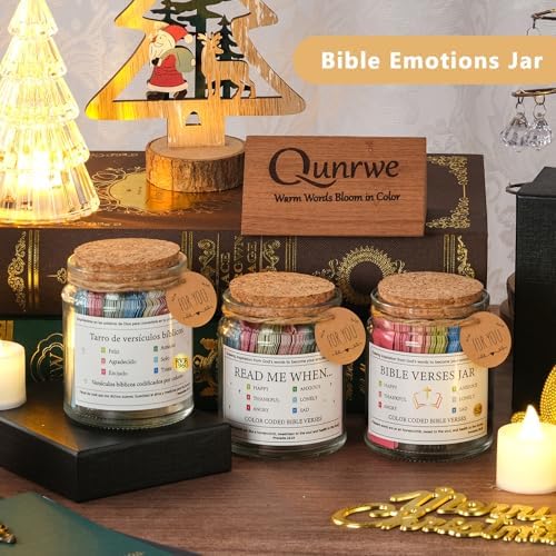 Bible Verse Jar with Prayer Cards for Spiritual Inspiration