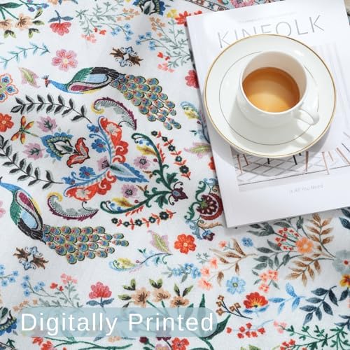 Rugcomf Floral Washable Kitchen Runner Rug 26x8