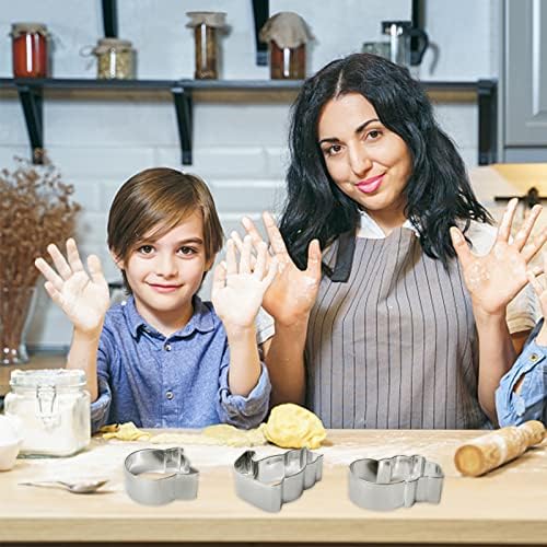 9 PCS Cat Cookie Cutters Set - Silver