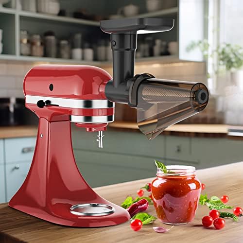 InnoMoon Fruit Vegetable Strainer and Meat Grinder for Kitchenaid Stand Mixer