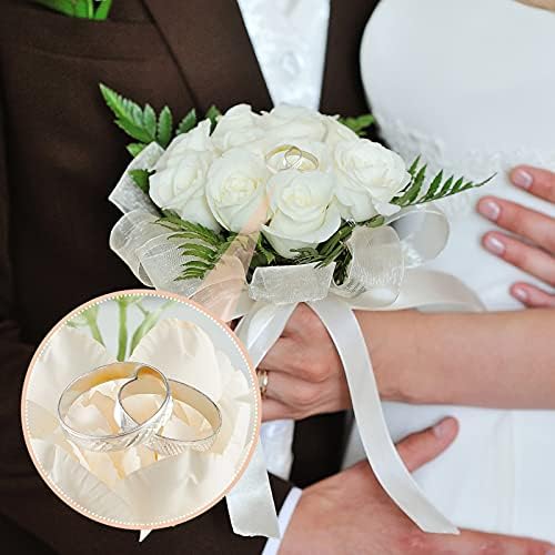 Hicarer 200 Piece Silver Fidget Ring Set for Bridal Shower