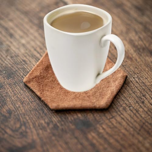 2pcs Fabric Coasters for Drinks Heat Resistant