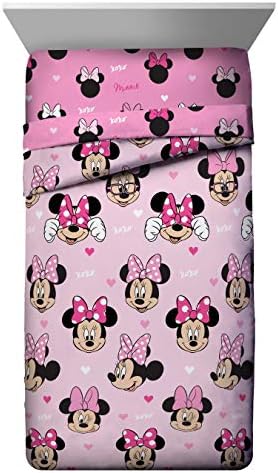 Jay Franco Kids Comforter with Minnie Mouse Pattern