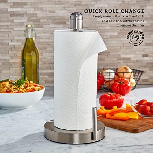 Kamenstein Perfect Tear Paper Towel Holder 13 Inch Silver