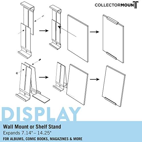 CollectorMount 4 Pack Comic Book Mount Display