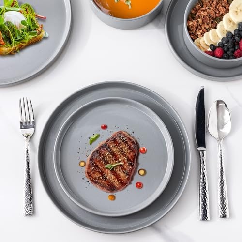 AmorArc Ceramic Dinner Plates Set of 6 1025 Inch