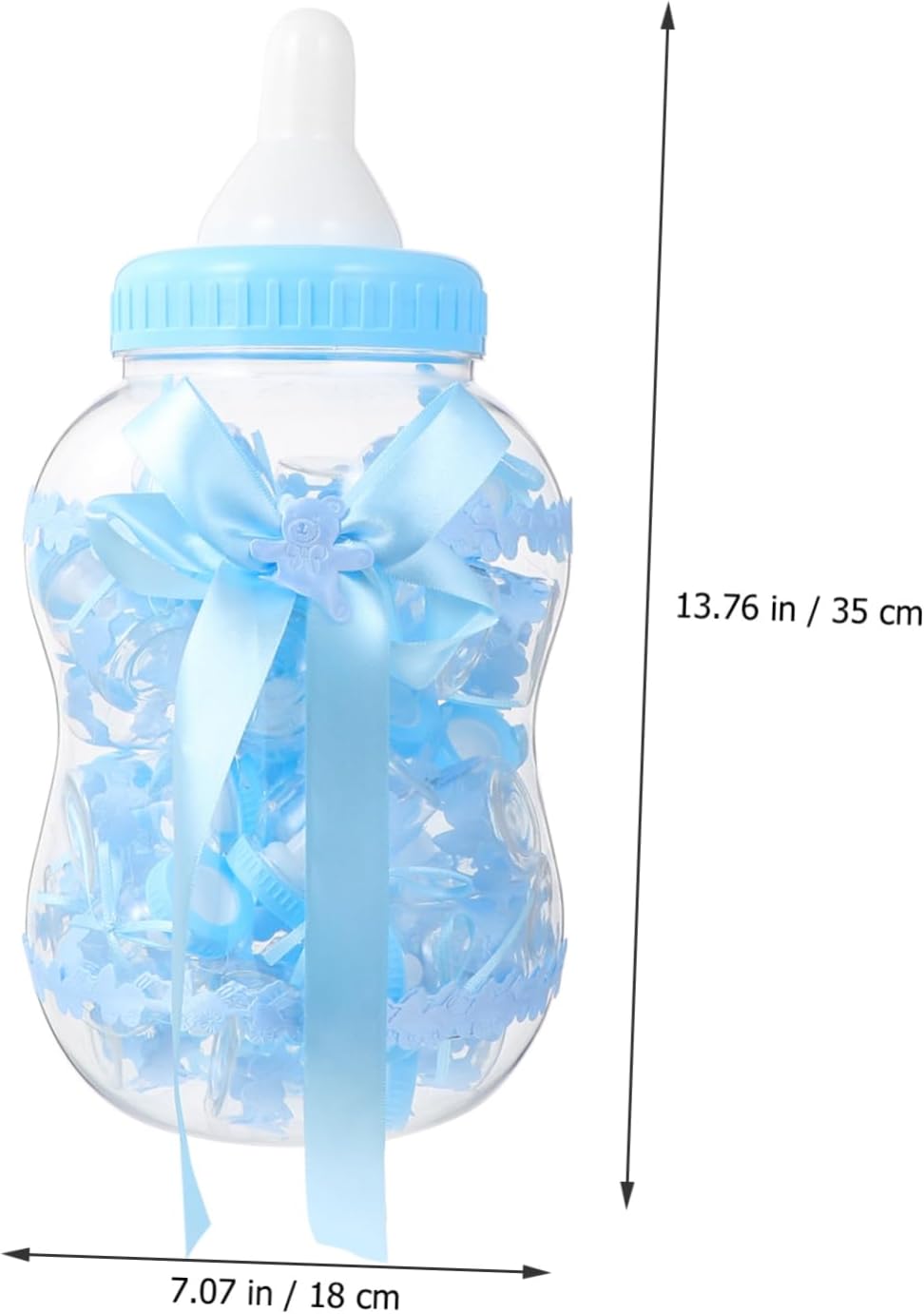 31pcs Milk Bottle Candy Server Set for Parties and Weddings