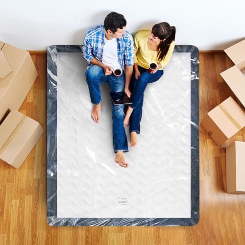 Utopia Home Queen Mattress Cover 2 Pack 4 Mil Plastic
