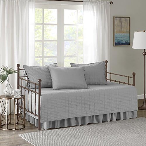 Comfort Spaces Daybed Cover Set Kienna Grey 75x39 5 Piece