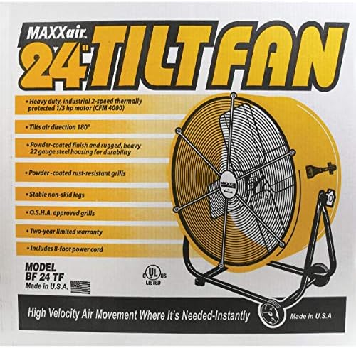 Ventamatic BF24TF YEL High-Velocity Air Circulator
