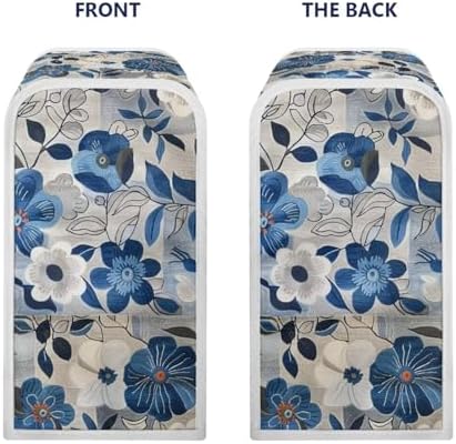 Blue Flower Desk Cover for Manual Can Opener