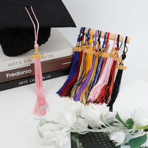 2026 Black Gold Graduation Tassel with Golden Charm