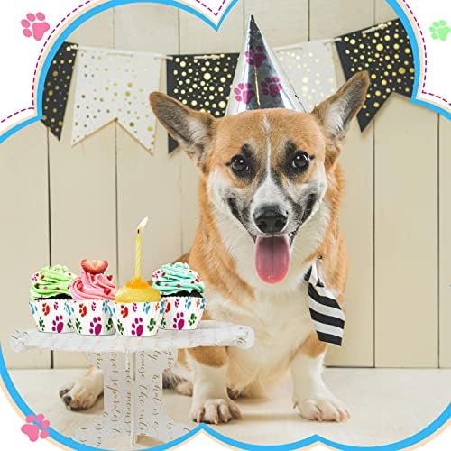 200 Pcs Paw Bone Cupcake Liners for Dog Lovers
