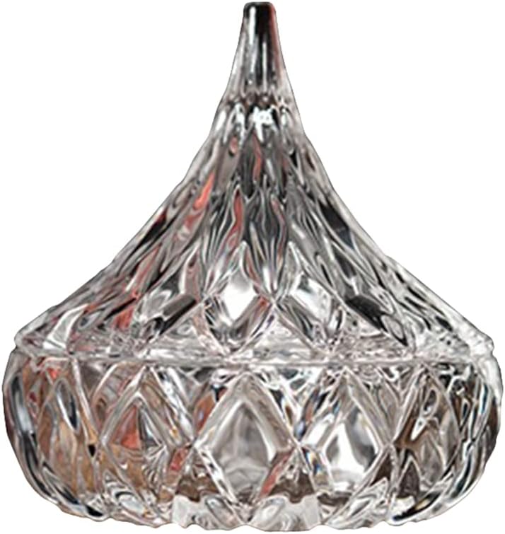 Transparent Crystal Jar With Lid - Elegant Storage Display Container