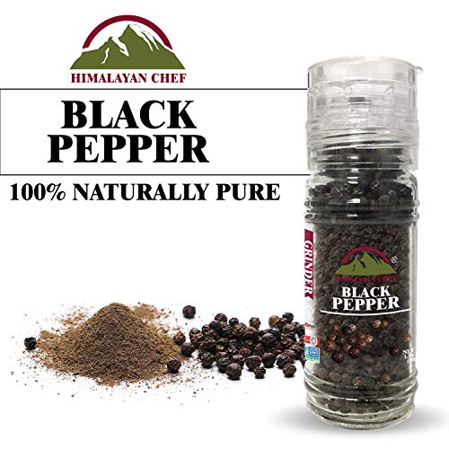 Himalayan Chef Himalayan Pink Salt and Black Pepper Grinder Set