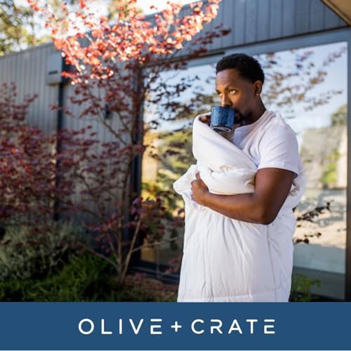 Olive Crate Bamboo Viscose King Comforter - Lightweight Breathable