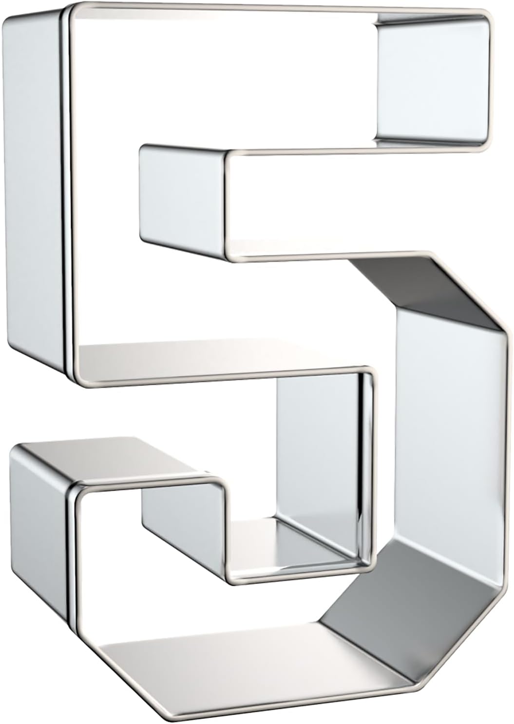 3 Inch Number Cookie Cutter Set - 9 Pieces Stainless Steel