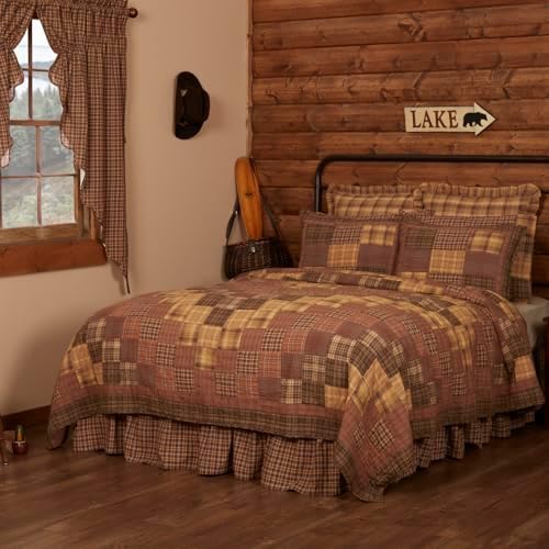VHC Brands Prescott Patchwork Cotton Quilt 120x105