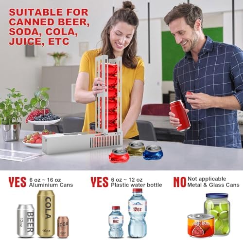 Jnstu Automatic Electric Can Crusher 8oz 12oz 16oz