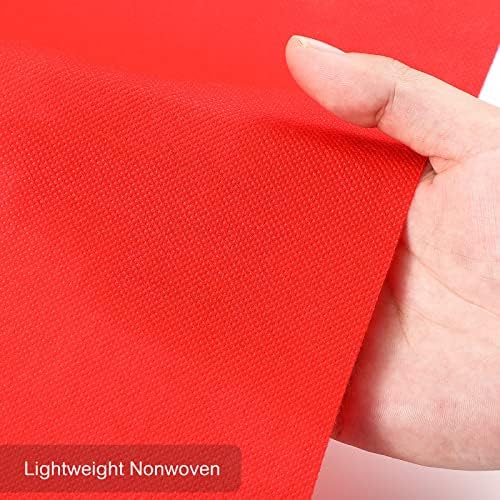 Shappy Red Carpet Runner Rug with Tape for Party Events