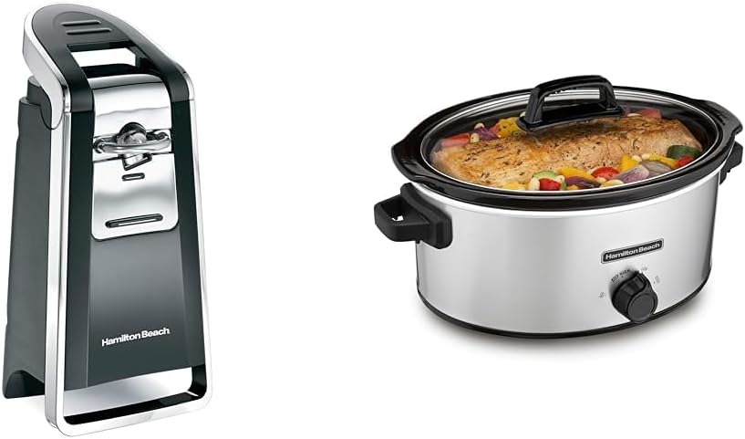 Hamilton Beach Smooth Touch Can Opener 6-Quart Slow Cooker